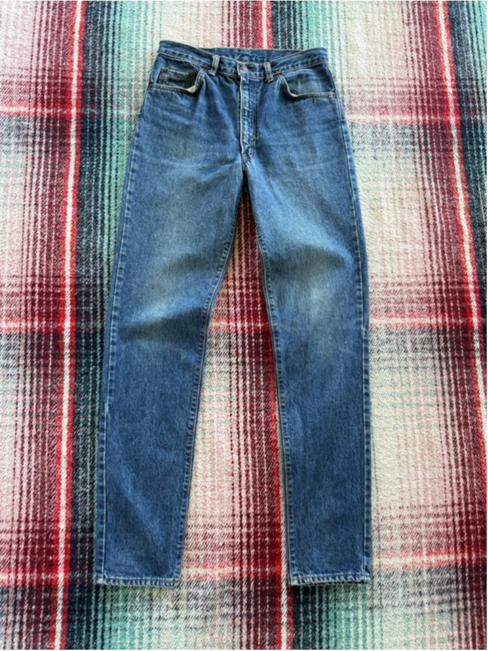 Vintage Big John Blue Slim Tapered Jeans 30x34